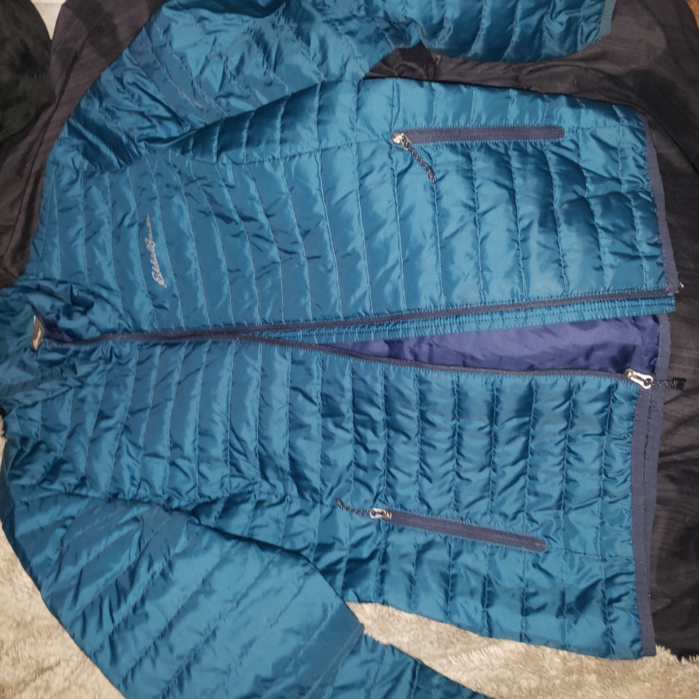 Women's Blue Puffer Jacket